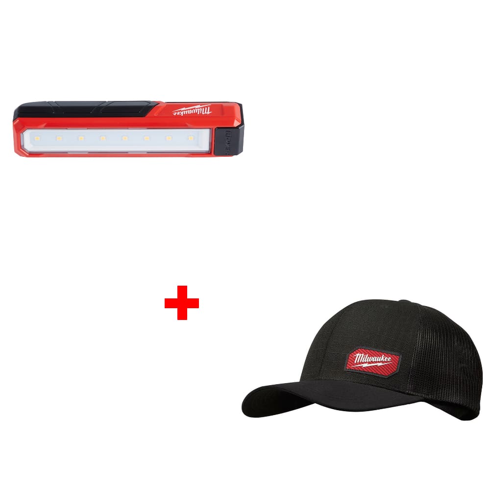 Milwaukee 2112-21 USB Rechargeable Flood Light w/ FREE 505B GRIDIRON Trucker Hat