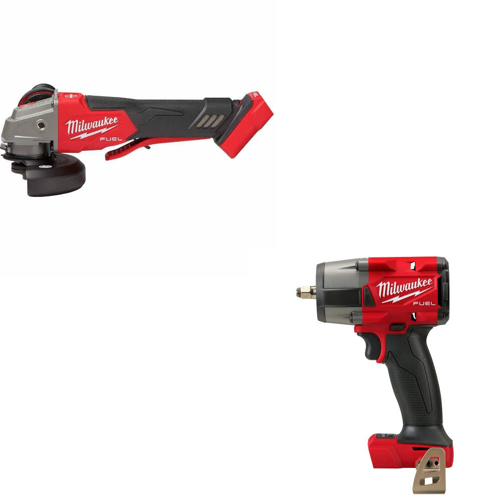 Milwaukee 2888-20 Grinder Kit W/ 2960-20 3/8" Impact Wrench