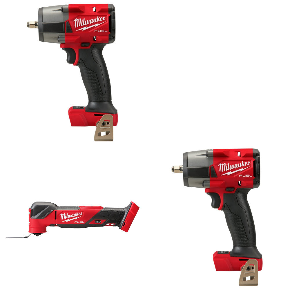 Milwaukee 2960-20 Impact Wrench, 2 Pack Kit W/ 2836-20 Multi-Tool