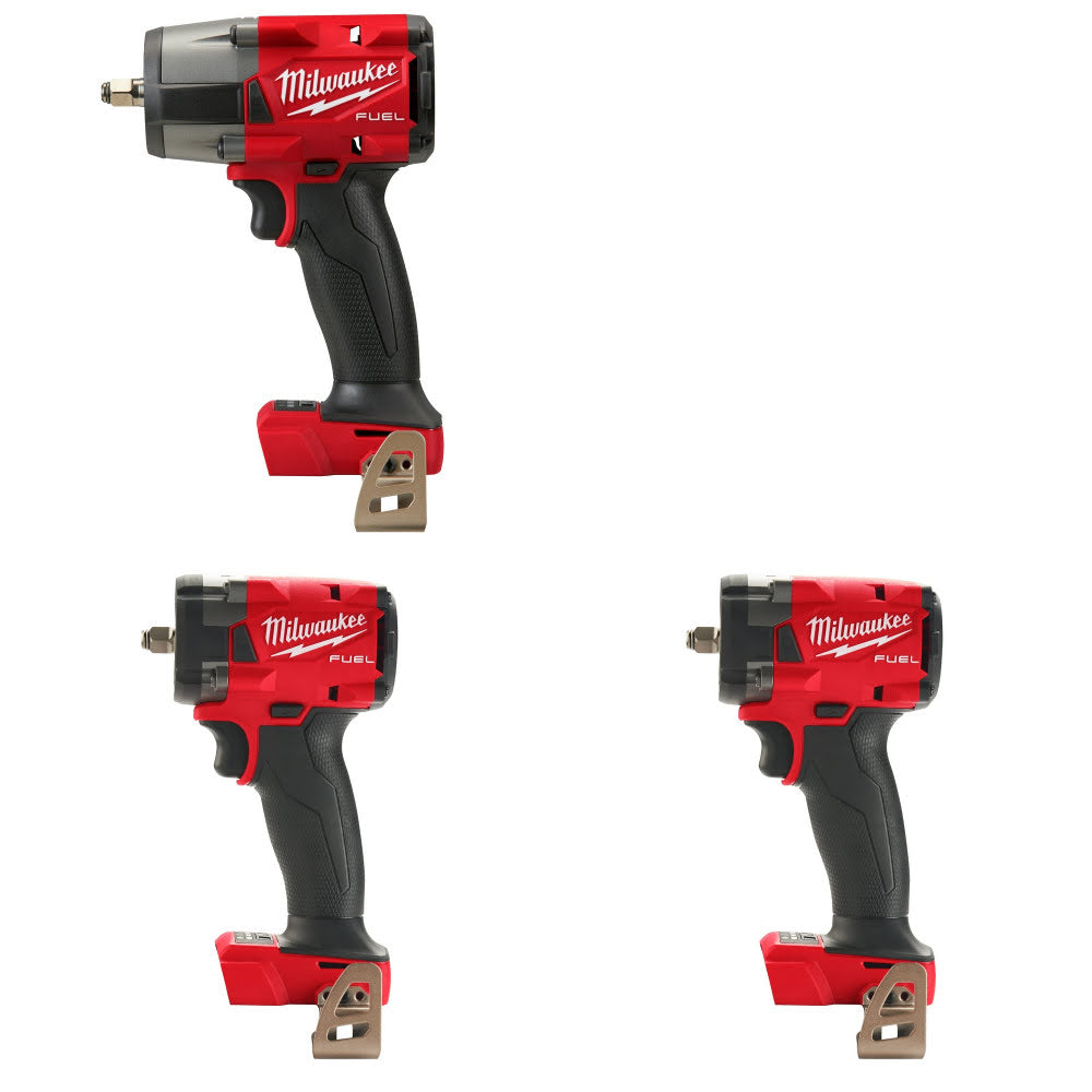 Milwaukee 2960-20 Mid-Torque Impact Wrench, 2 Pack Kit W/ 2854-20 Compact Wrench