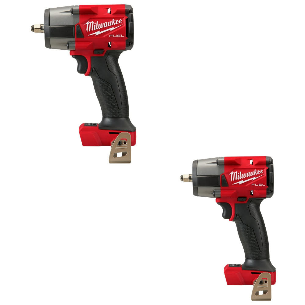 Milwaukee 2960-20 3/8" Mid-Torque Impact Wrench, 2 Pack Kit