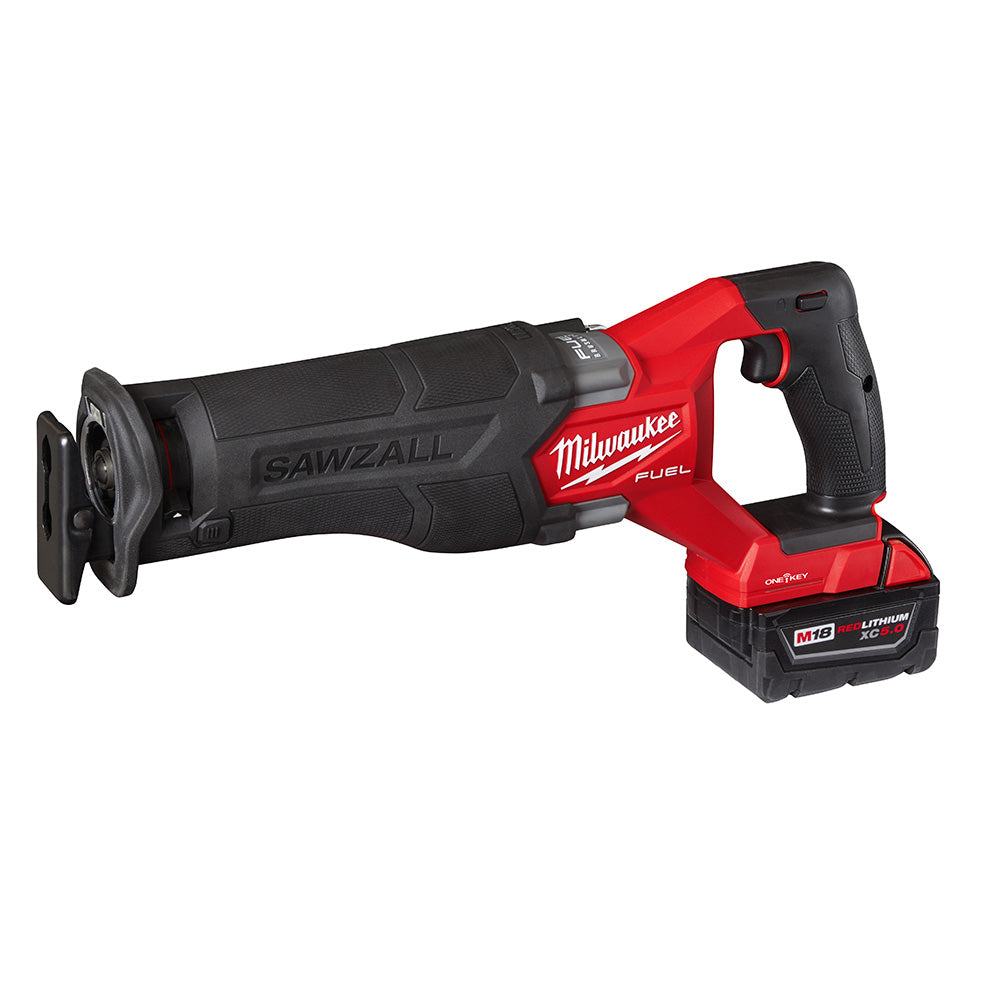 Milwaukee 2822-22 M18 FUEL™ SAWZALL® Recip Saw W/ One-Key™- 2 battery XC5.0 Kit - 2