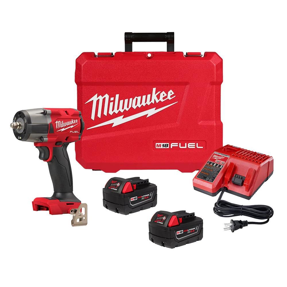 Milwaukee 2960-22R M18 FUEL 3/8 " Mid-Torque Impact Wrench w/ Friction Ring Kit