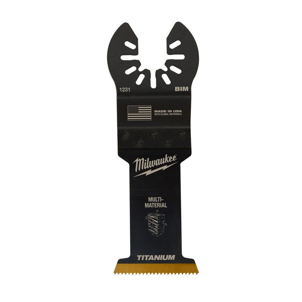 Milwaukee 49-25-1233 Milwaukee® OPEN-LOK™ 1-3/8" TITANIUM ENHANCED BI-METAL MULTI-MATERIAL BLADES 3PK - 2