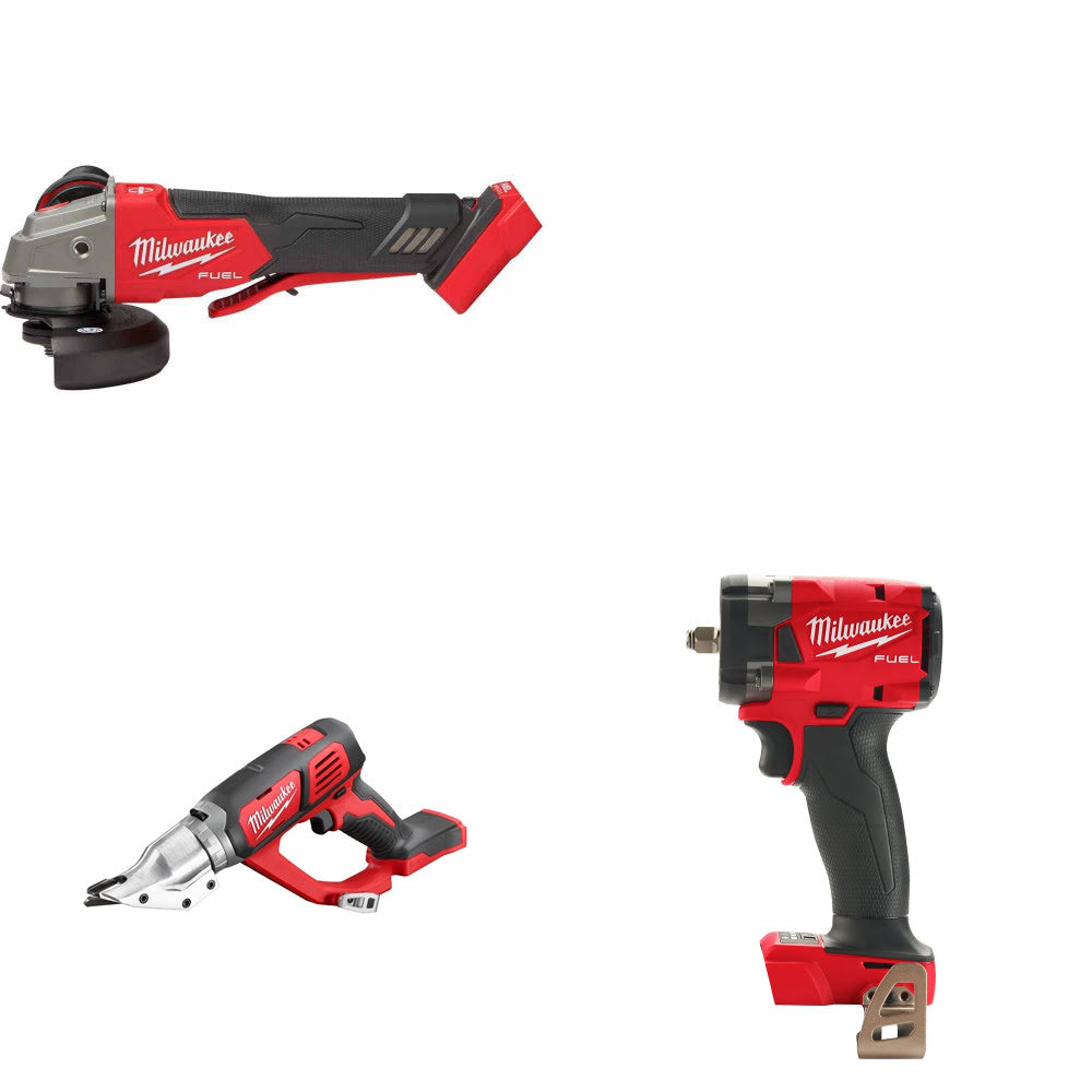 Milwaukee 2888-20 Grinder Kit W/ 2635-20 Shear and 2854-20 Impact Wrench