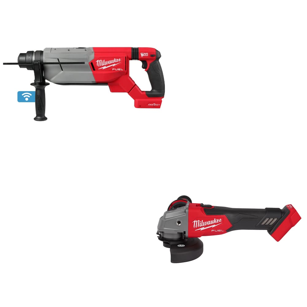 Milwaukee 2916-20 M18 FUEL 1-1/4" Rotary Hammer w/ FREE 2881-20 M18 FUEL Grinder