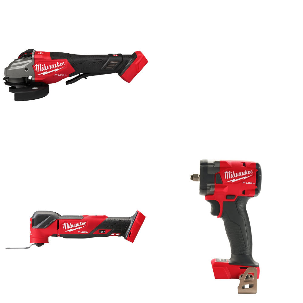 Milwaukee 3670-20 Braking Grinder Kit W/ 2836-20 Multi-Tool and 2854-20 Impact Wrench