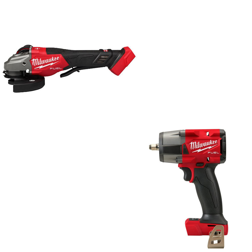 Milwaukee 3670-20 Braking Grinder Kit W/ 2960-20 Mid-Torque Impact Wrench