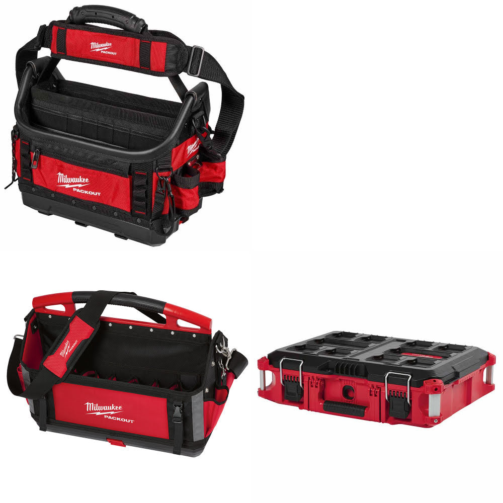 Milwaukee 48-22-8317 PACKOUT Tote Kit W/ 48-22-8320 Tote and FREE 48-22-8424 Tool Box