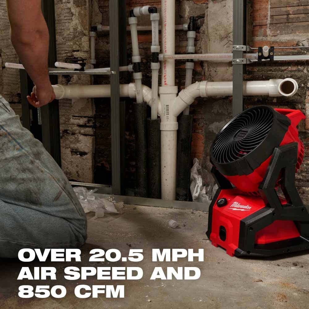 Milwaukee 0818-20 M18 Brushless PACKOUT Fan - 14