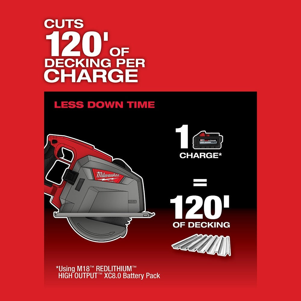 Milwaukee 2982-20 M18 FUEL 8" Metal Cutting Circular Saw (Tool Only) - 5