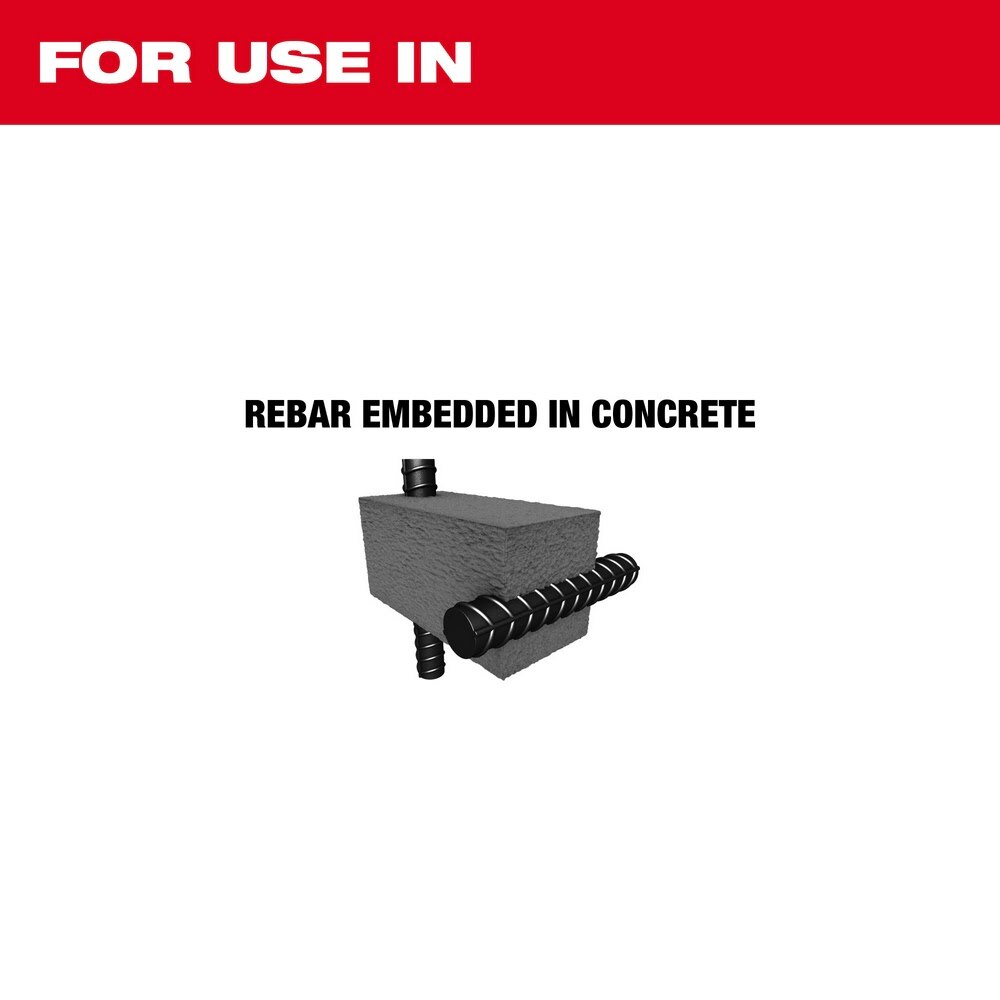 Milwaukee 48-20-6734 SDS PLUS 1-1/2" X 12" Rebar Cutter - 2