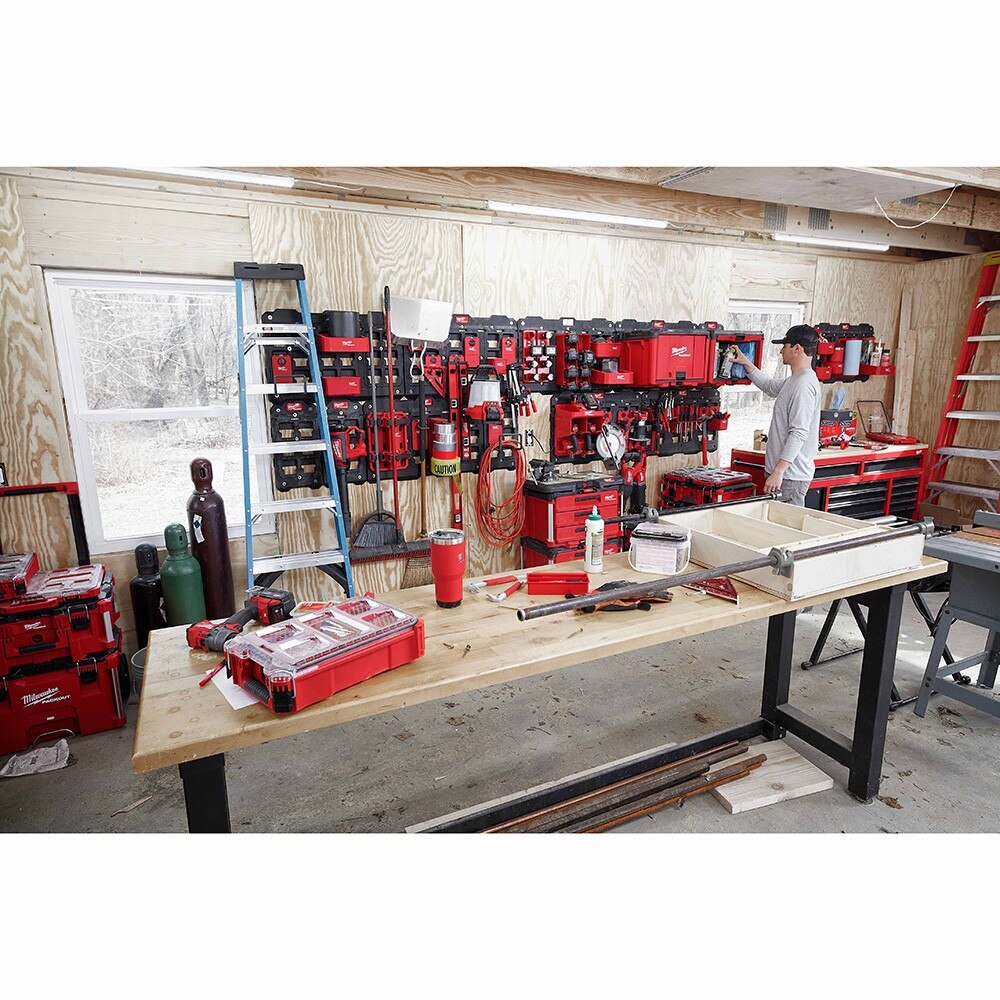 Milwaukee 48-22-8343 PACKOUT Shop Storage Tool Station - 11