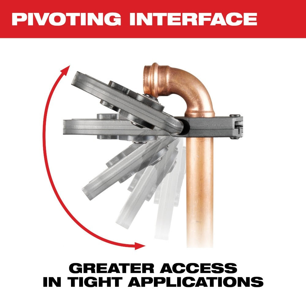 Milwaukee 49-16-2658X 4" CTS-V Pivoting Press Ring for M18 FORCE LOGIC Press Tools - 4