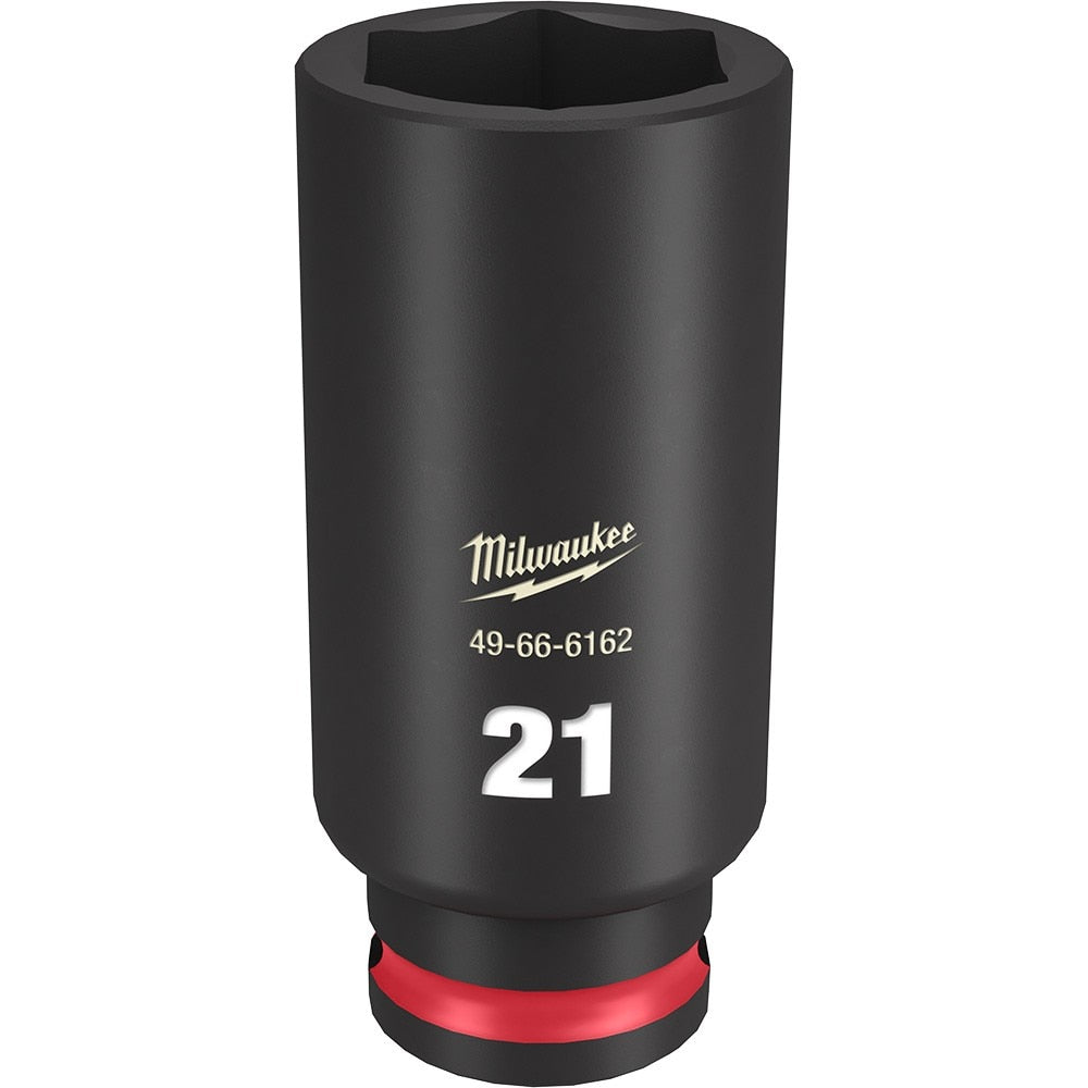Milwaukee 49-66-6162 SHOCKWAVE Impact Duty™  3/8"Drive 21MM Deep 6 Point Socket